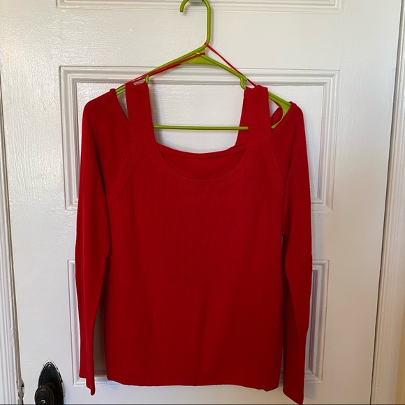 Anthropologie Sweaters - Anthropologie Jamie Cold Shoulder Sweater M